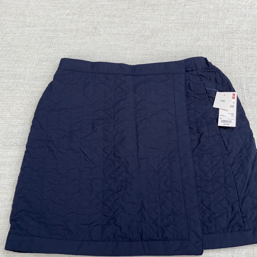 Quilted fleece lined winter skirt NEW